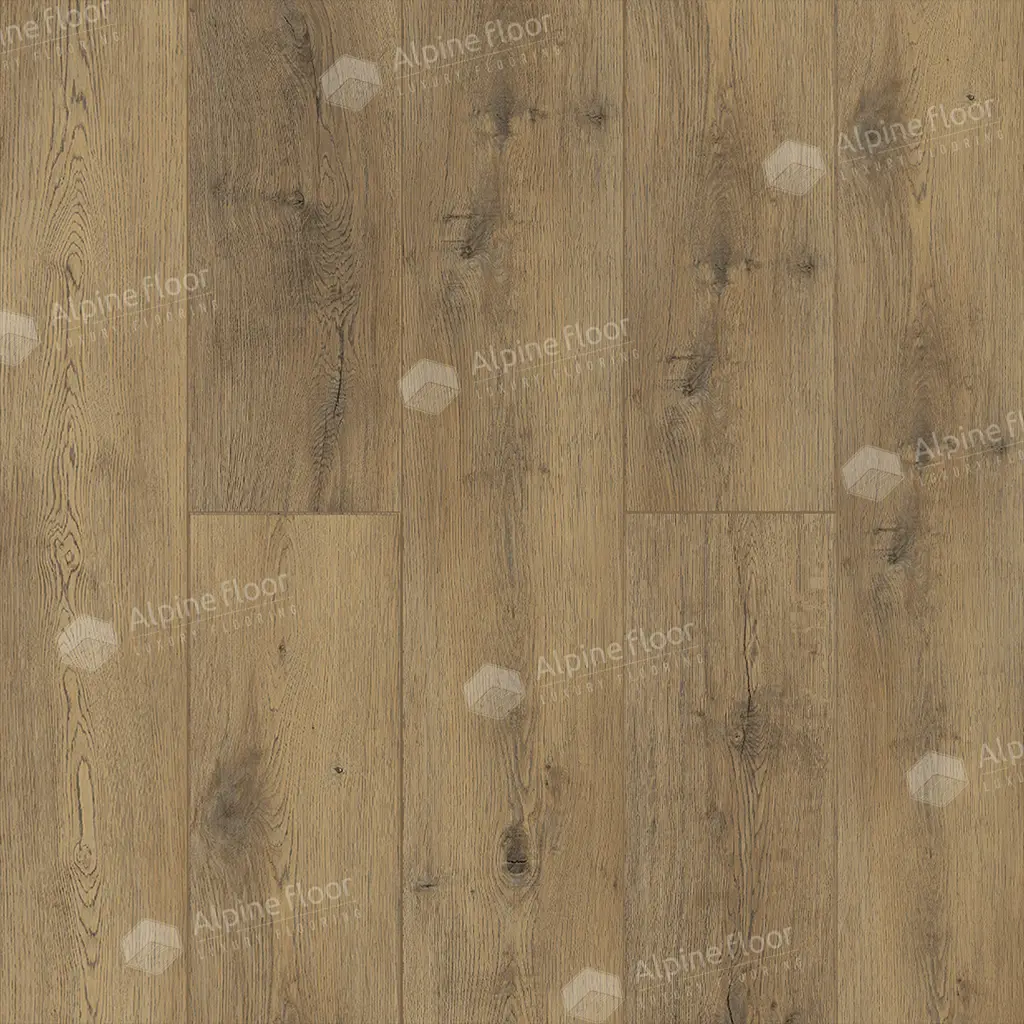 Инженерная кварц-виниловая плитка Alpine floor Premium 12 Дуб Альто